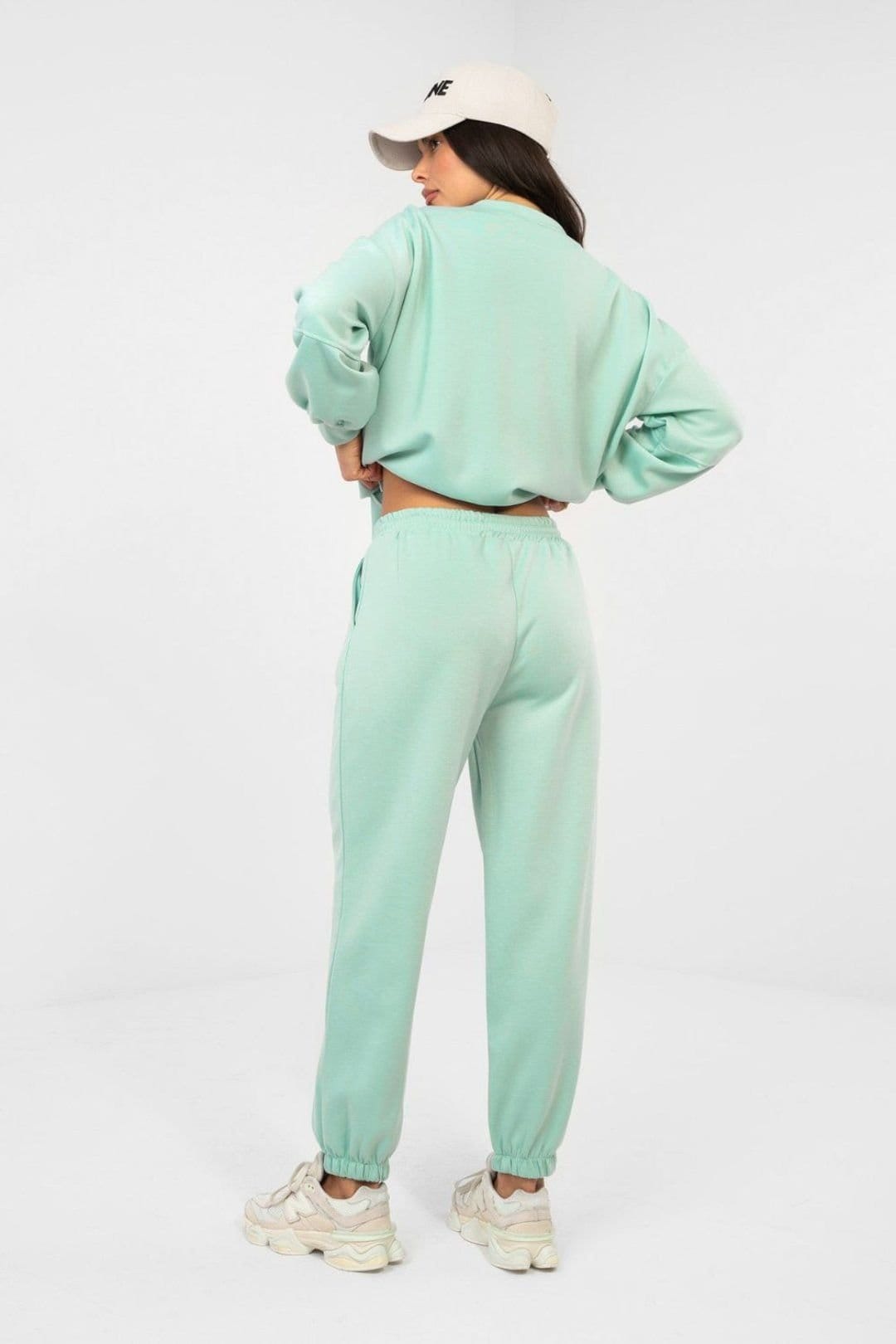 Love Lace Love Lace Women's Stylish Viscose Elastane Tracksuit Set in Green - 4