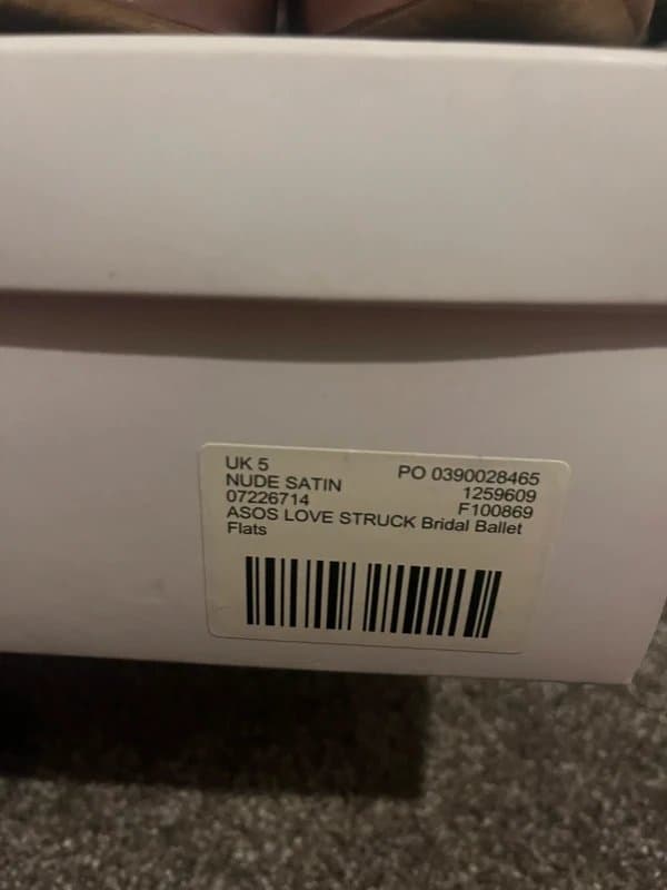ASOS ASOS bridal pumps size 5