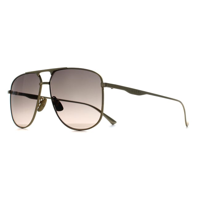 Gucci Gucci Men's Aviator Gold Brown Gradient GG0336S - 2