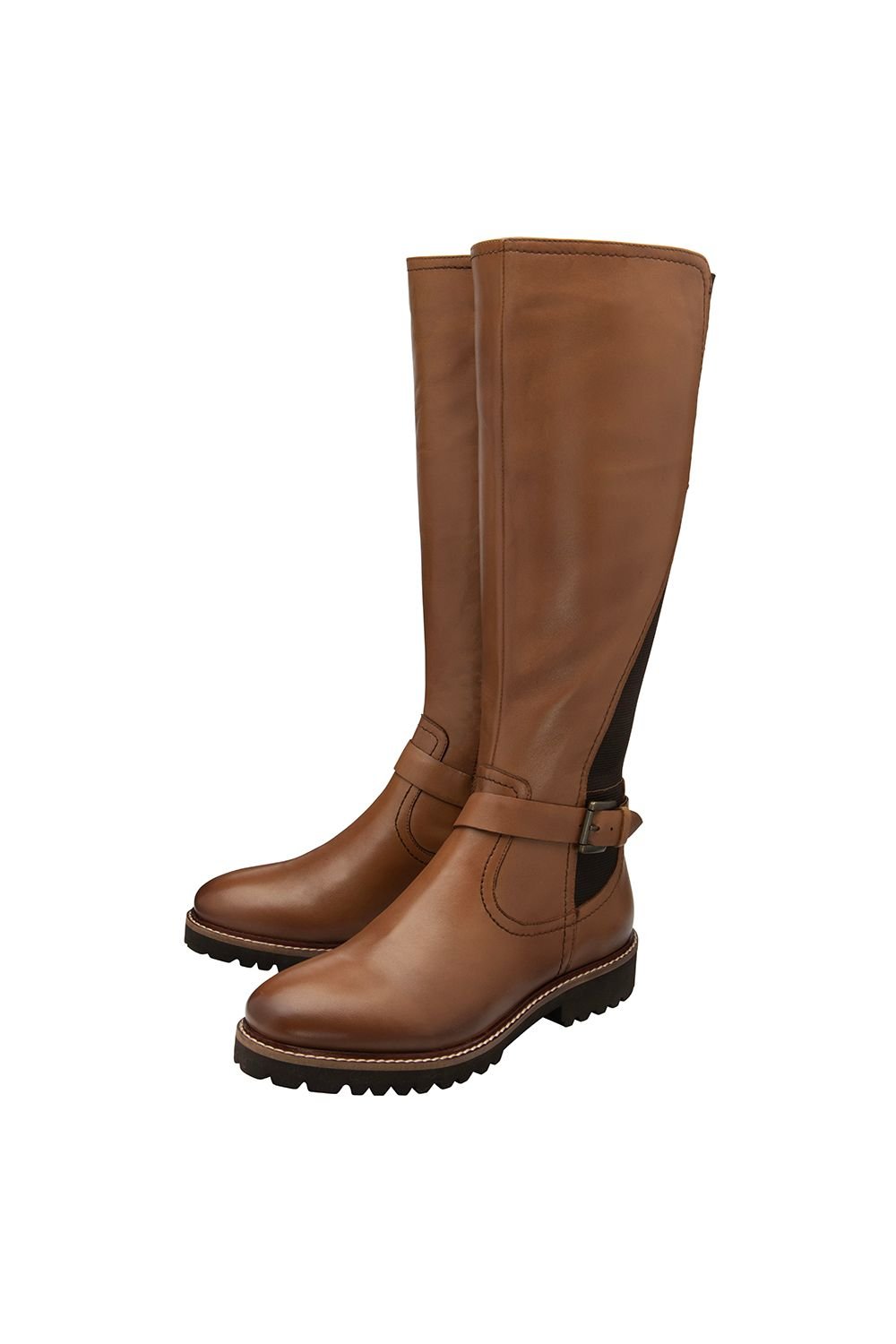 Lotus Lotus Women's 'Belvedere' Leather Knee-High Boots in Tan - 2