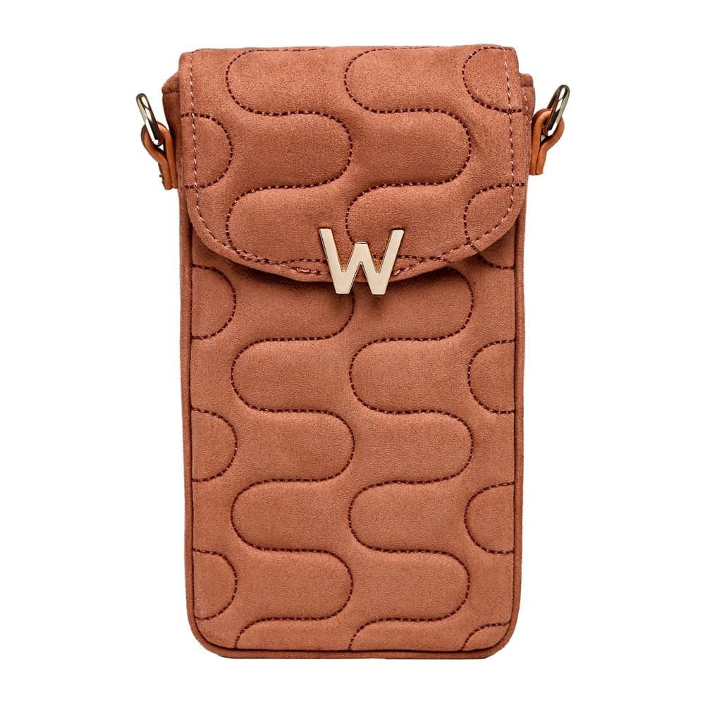 Wolf WOLF Women's Mimi Swirl Phone Bag in Camel