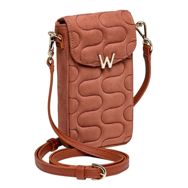 Wolf WOLF Women's Mimi Swirl Phone Bag in Camel - 3