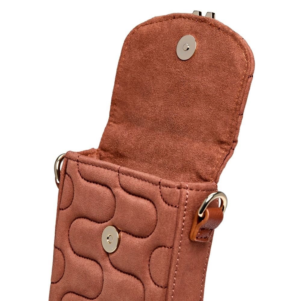 Wolf WOLF Women's Mimi Swirl Phone Bag in Camel - 4