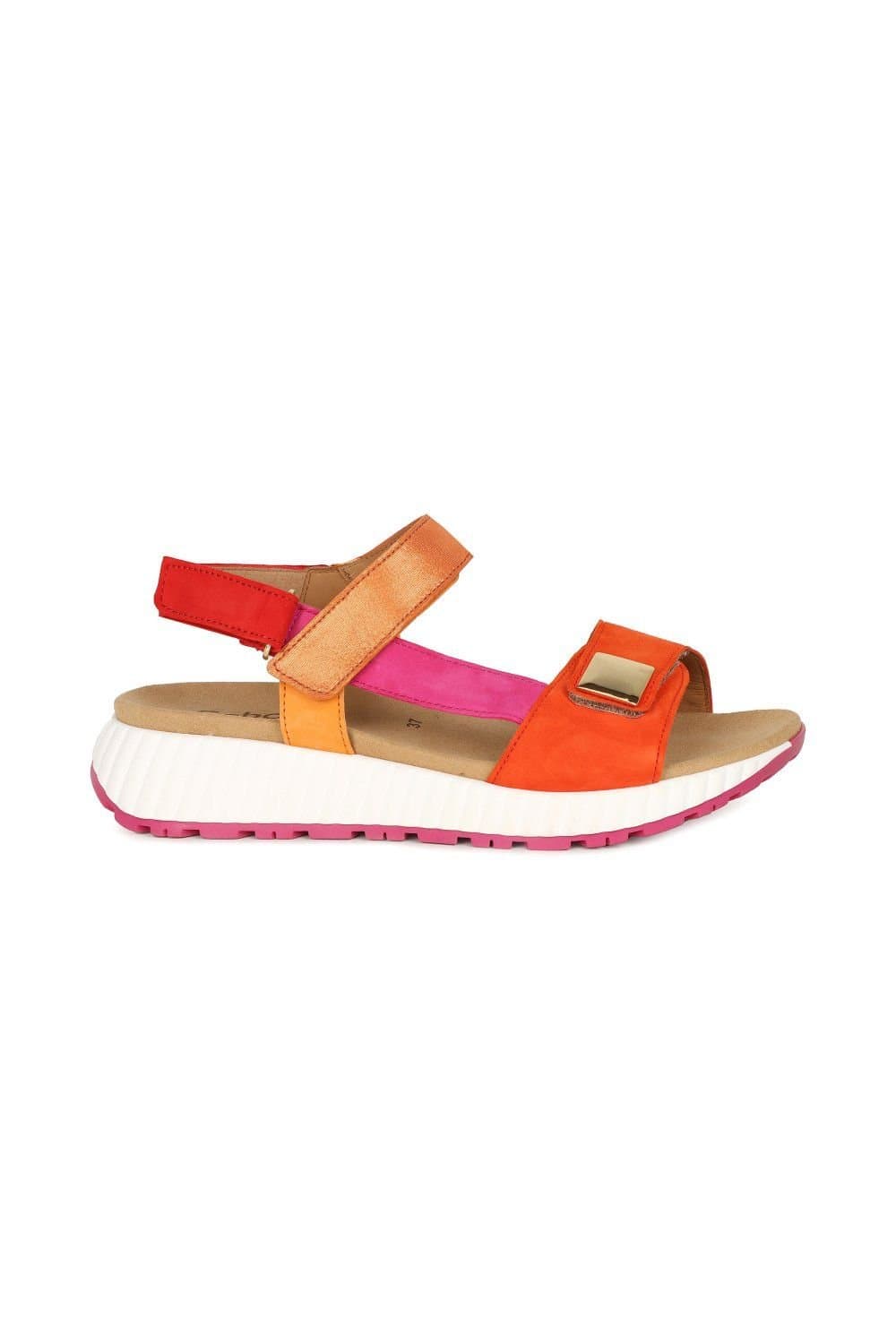 Gabor Gabor Women's 'Gifted' Wedge Heel Sandals in Orange