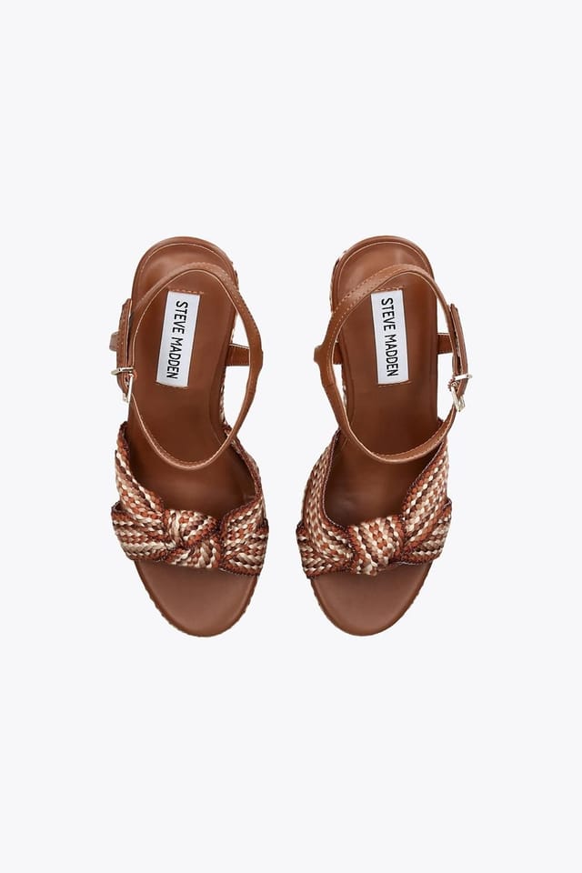 Steve Madden STEVE MADDEN Women's 'Aztec Brown' Leather Sandals in Brown - 2