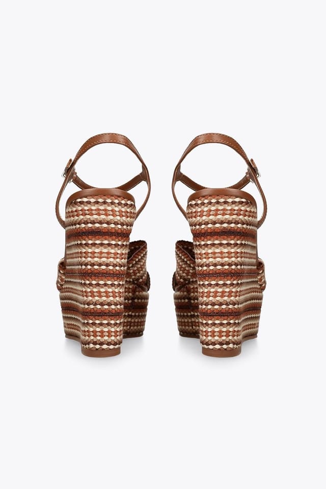 Steve Madden STEVE MADDEN Women's 'Aztec Brown' Leather Sandals in Brown - 3