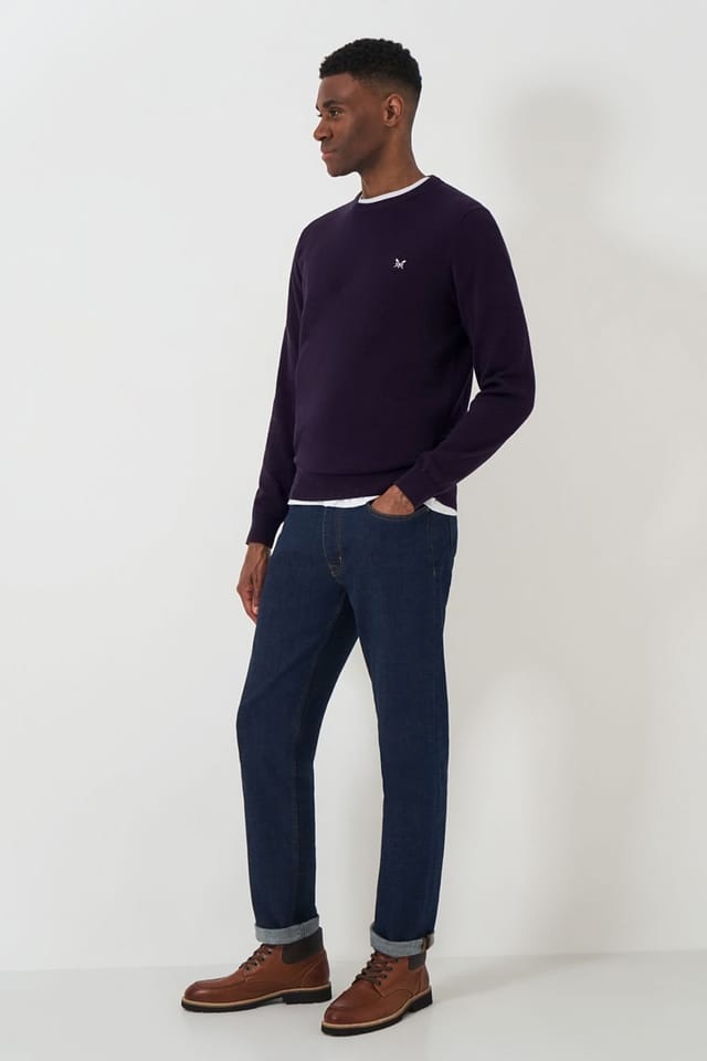 Crew Clothing Crew Clothing Men's Cotton Crew Dark Navy - 2
