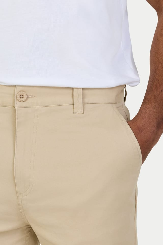 raging bull Raging Bull Men's Tapered Chino in Tan - 3