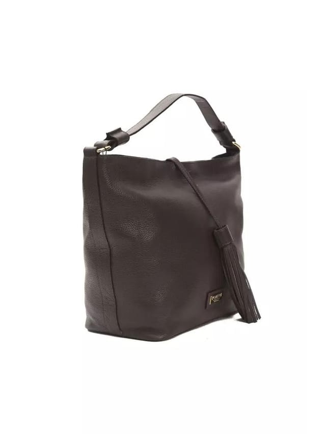 Pompei Donatella Pompei Donatella Women's Elegant Leather Shoulder Bag in Earthy Brown - 2