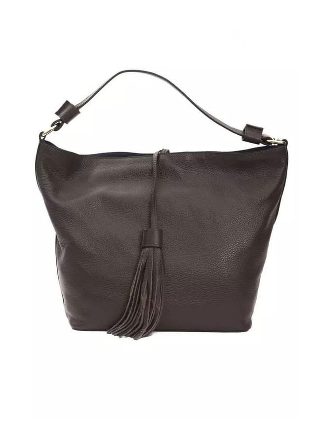 Pompei Donatella Pompei Donatella Women's Elegant Leather Shoulder Bag in Earthy Brown - 3