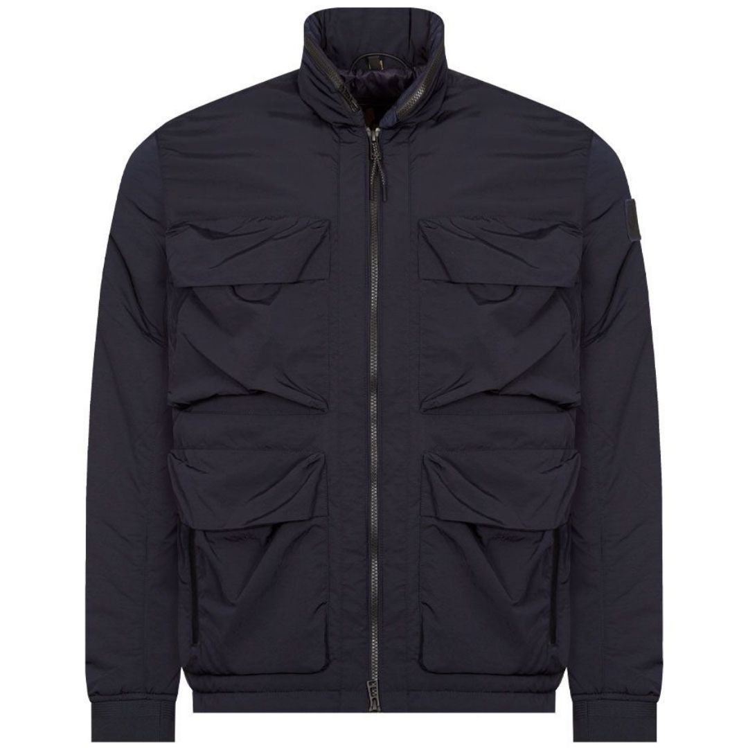 Belstaff Belstaff Men's Varial Dark Ink Thin Navy Blue Jacket - 1