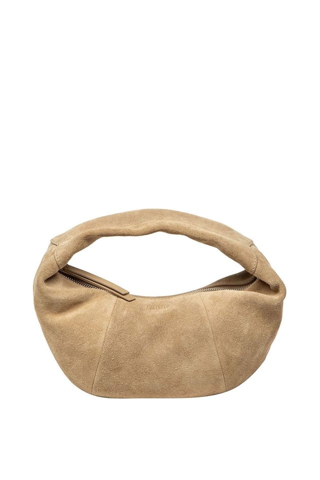 Cultured London Cultured London Women's 'Siobhan' Suede Grab Bag in Beige - 2