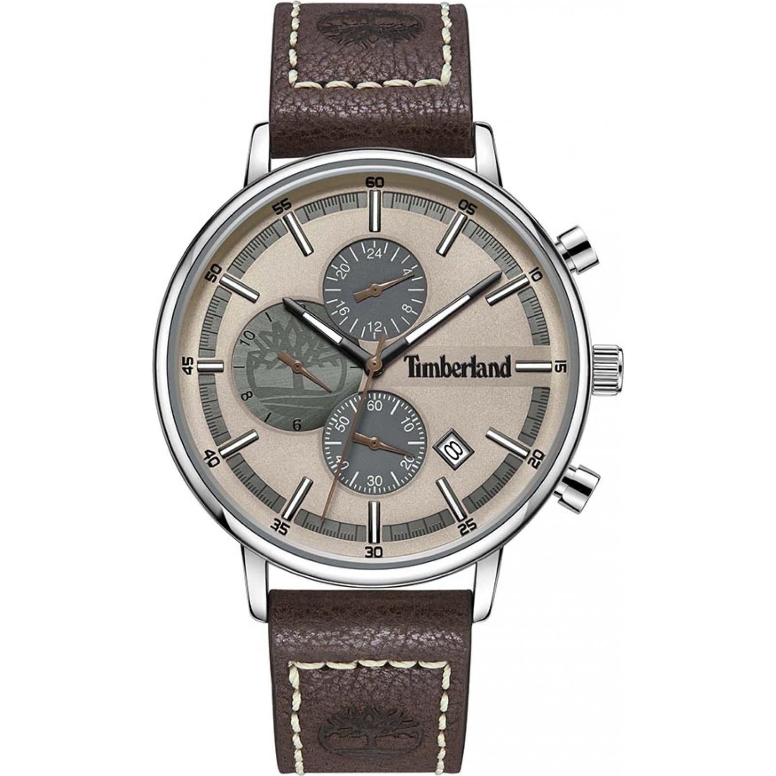 Timberland Timberland Men's TDWGF2182903 Sterling 43mm Quartz Watch in Brown