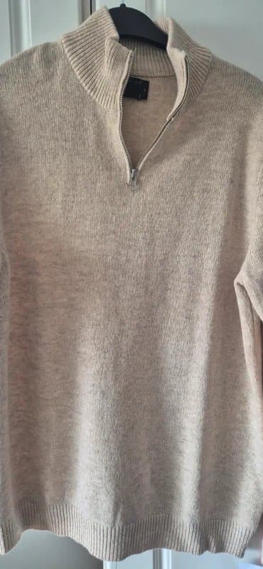 ASOS Mens half zip knit jumper