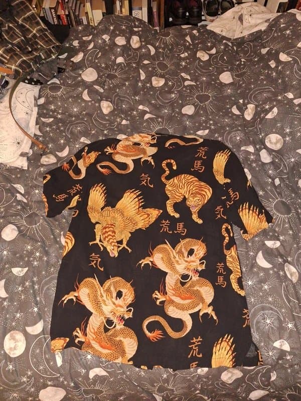 Bershka Short Sleeve Button-up (M)