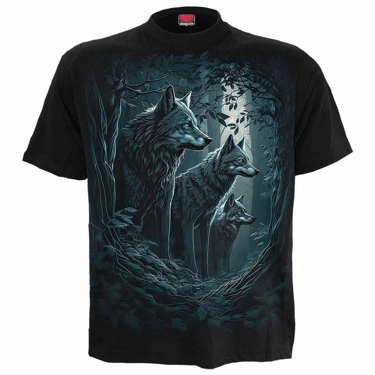 Spiral Spiral Men's FOREST GUARDIANS - T-Shirt Black