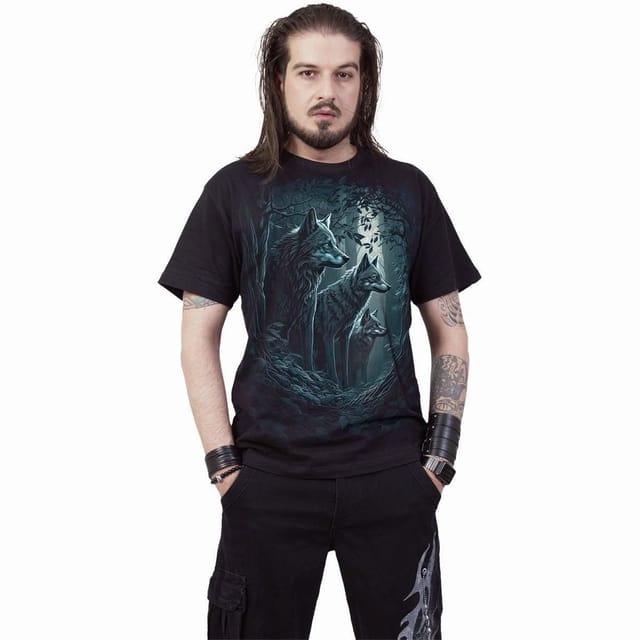 Spiral Spiral Men's FOREST GUARDIANS - T-Shirt Black - 2