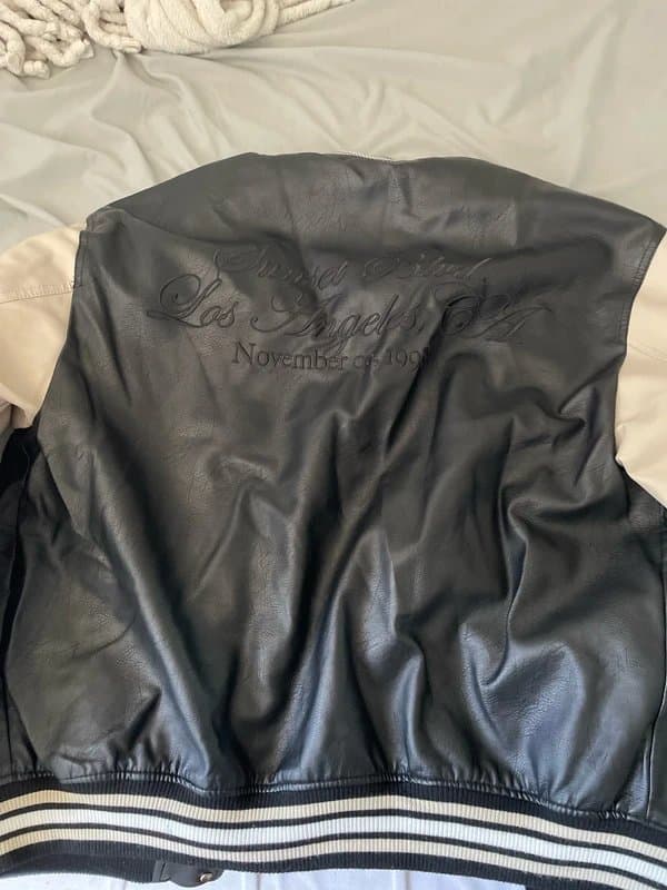 Bershka Bomber leather jacket man size XL