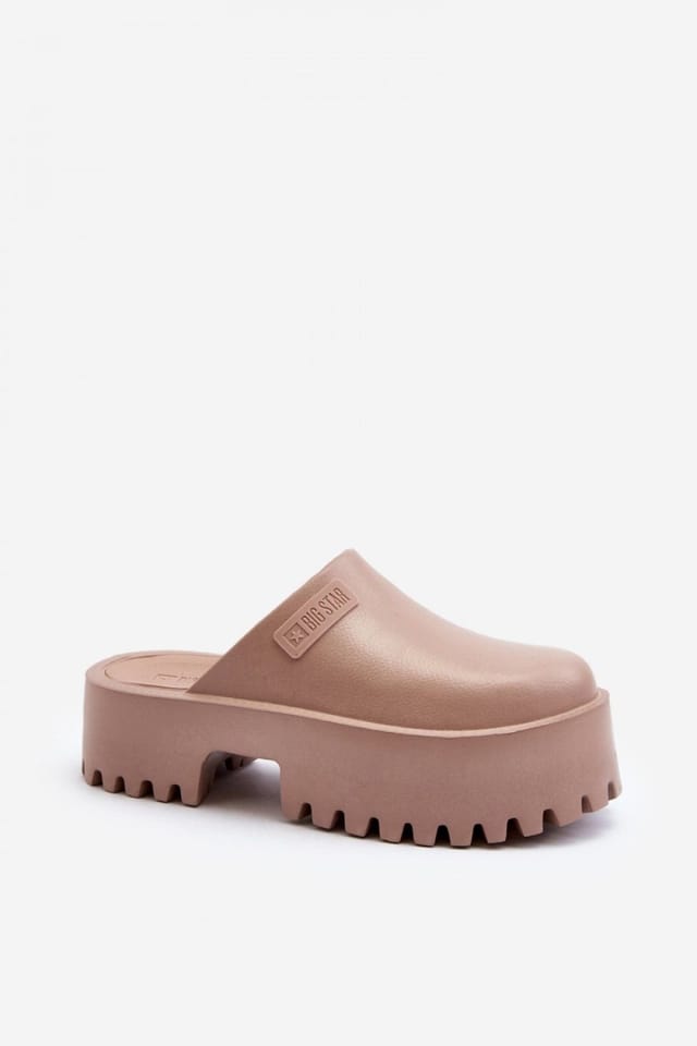 Love Lace Love Lace Women's Big Star Fashion Clogs Lightweight Comfort Everyday Wear in Beige - 2