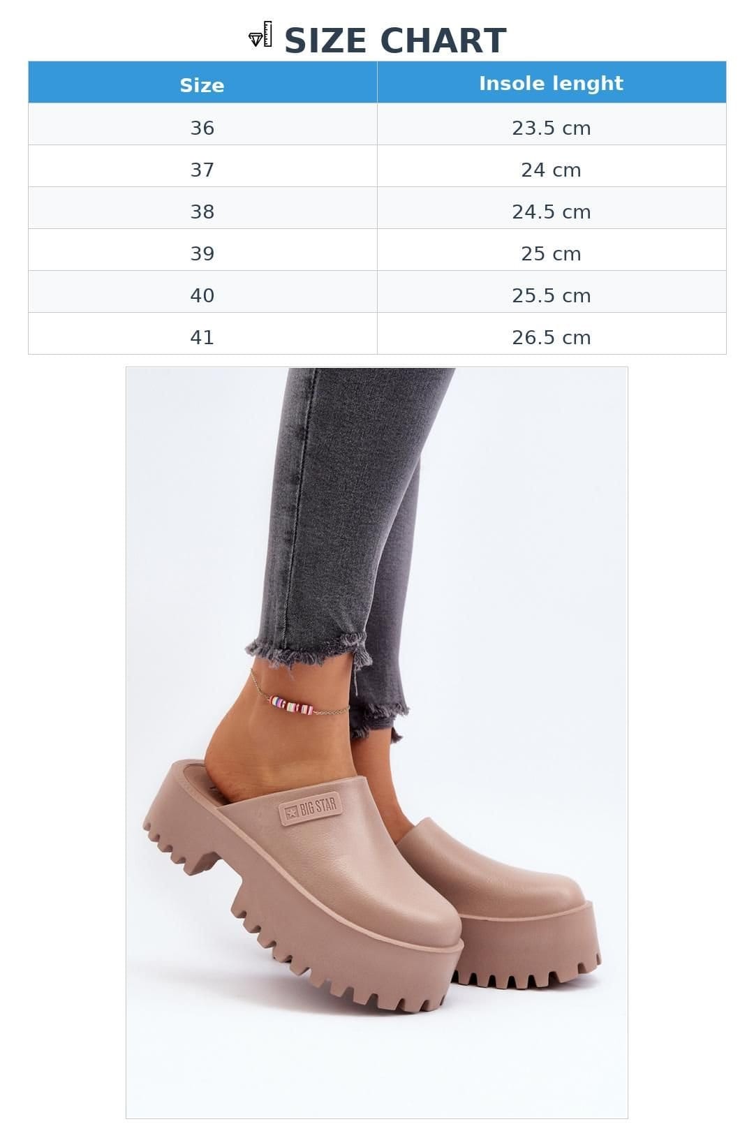 Love Lace Love Lace Women's Big Star Fashion Clogs Lightweight Comfort Everyday Wear in Beige - 4