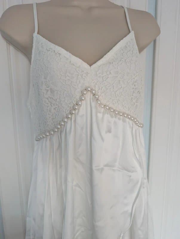 ASOS ASOS Extro & Vert bridal waterfall cami dress size 8