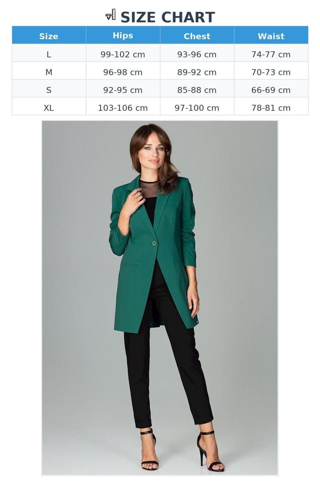 Love Lace Love Lace Women's Long Sleeve Lined Jacket with Color Buttons in Green - 3