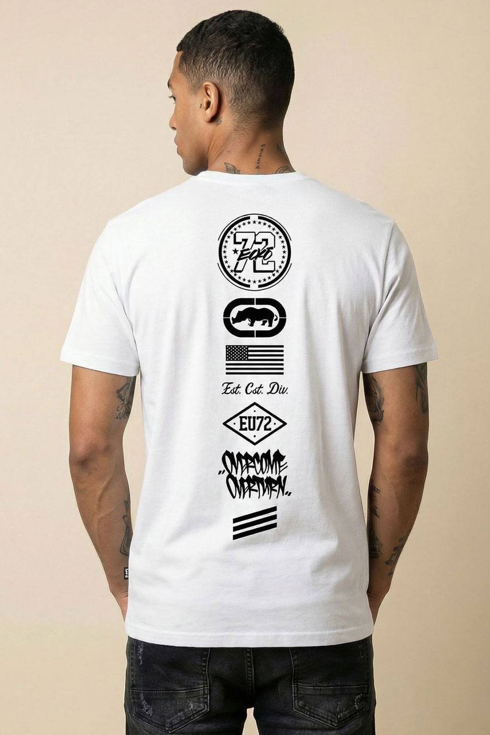 Ecko Untld. Ecko Untld. Men's Spinal T-Shirt in White - 2