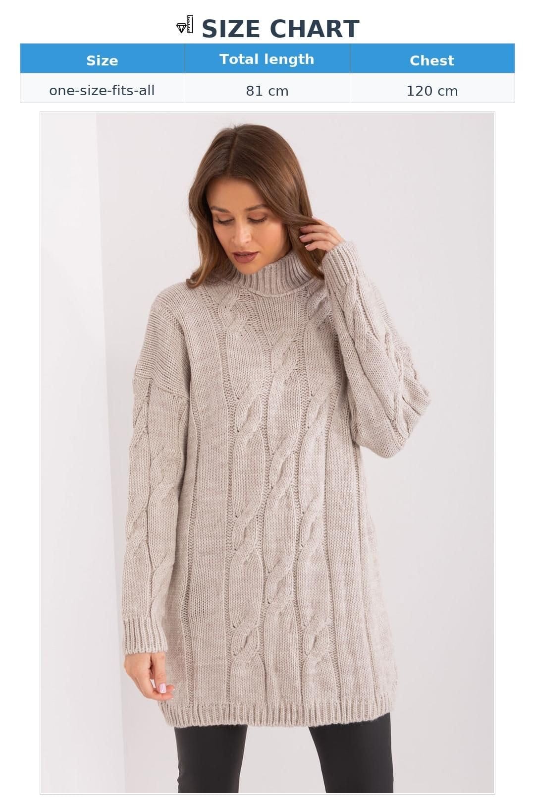 Love Lace Love Lace Women's Variegated Turtleneck Mini Dress Style 190149 in Beige - 4