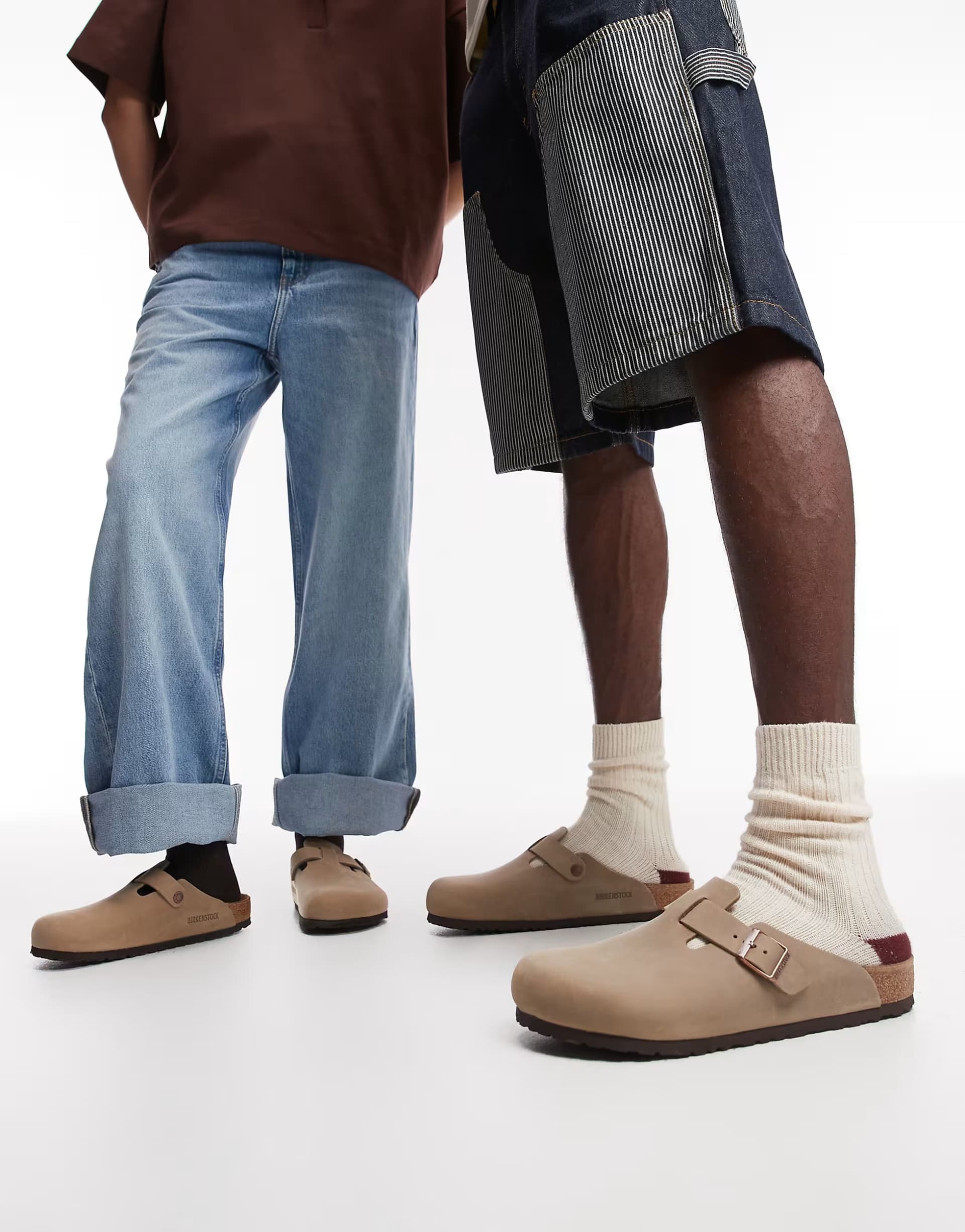 ASOS Birkenstock unisex Boston clogs in tobacco oiled leather