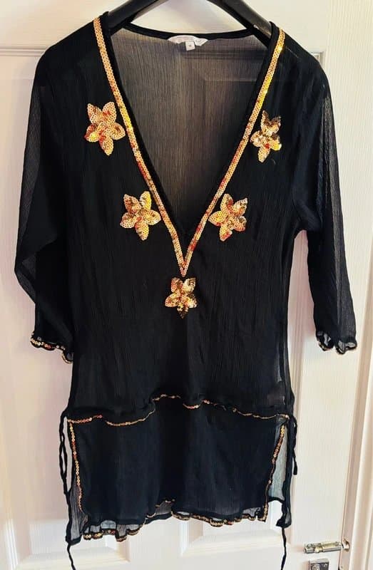 New Look New look plunge cover up beach holiday pool dress 10-12 same day post