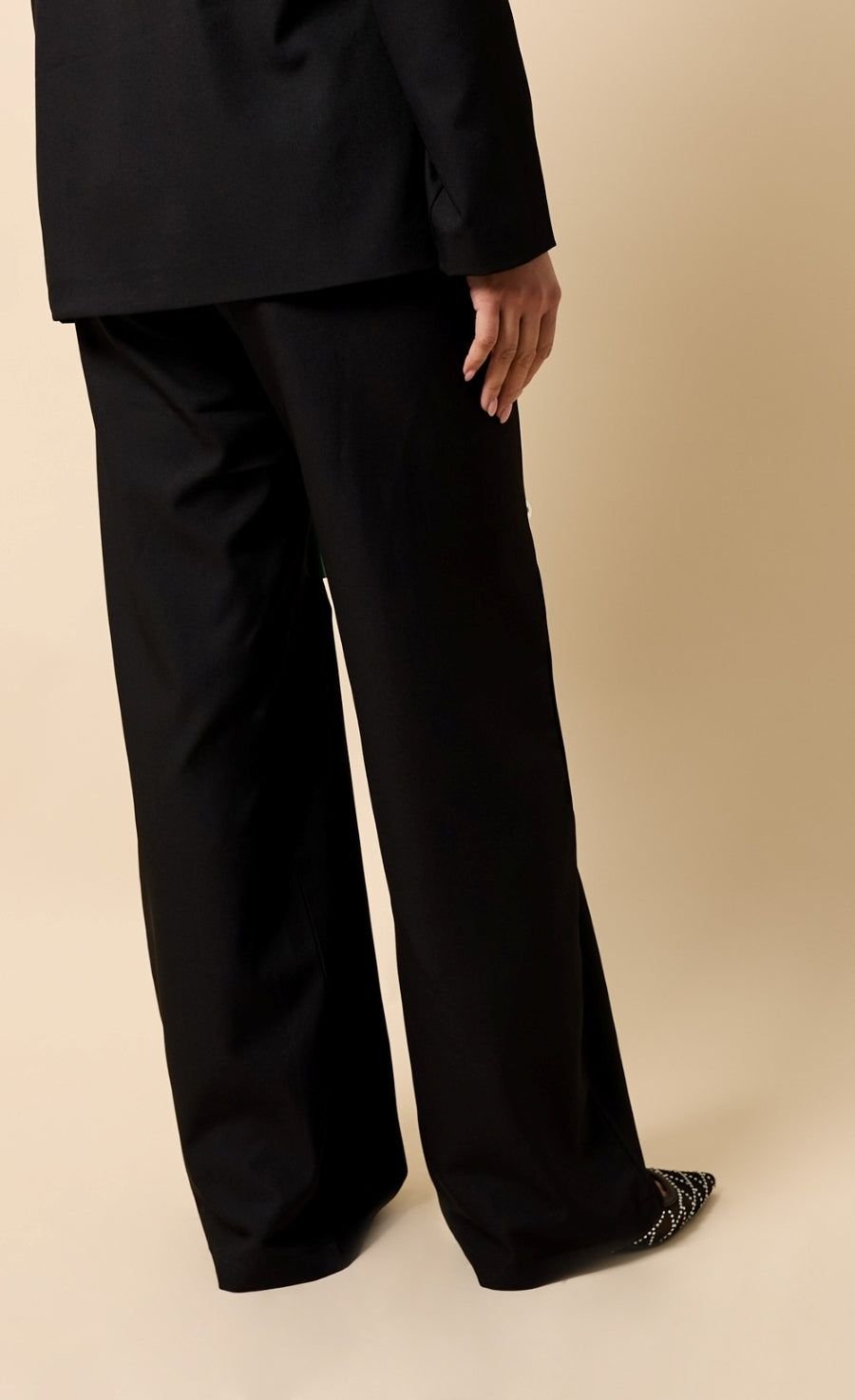 Little Mistress Little Mistress Women's Black Trousers - 3