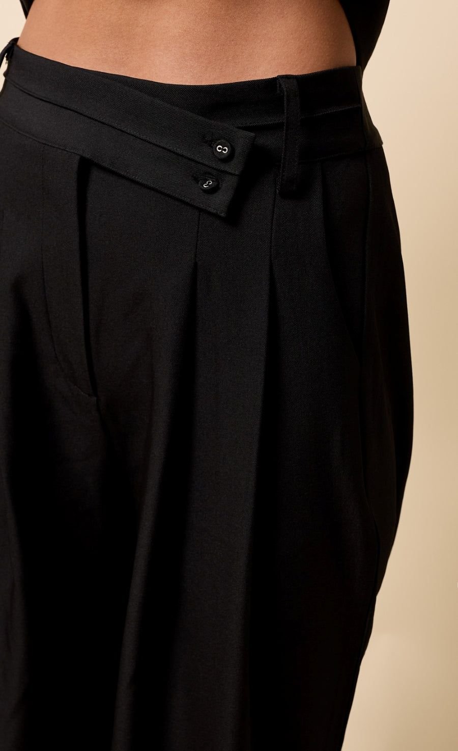 Little Mistress Little Mistress Women's Black Trousers - 4