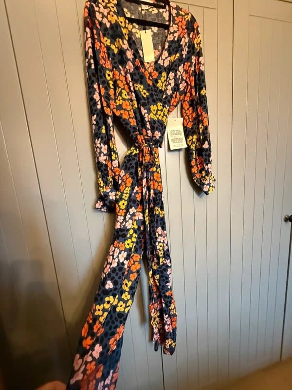Never Fully Dressed Never Fully Dressed Lena jumpsuit / floral wrap style