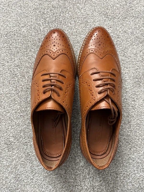 ASOS New ASOS leather brogue size 6