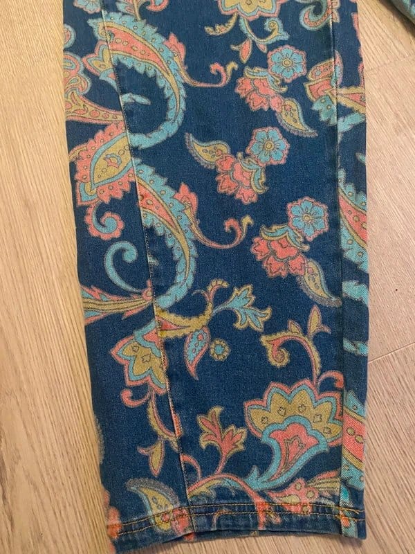 Never Fully Dressed Never fully dressed paisley barrel jeans 10 £129 - 1