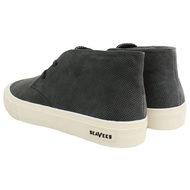 Seavees Seavees Men's Maslon Desert Lace-Up Grey Suede Leather Boots - 3