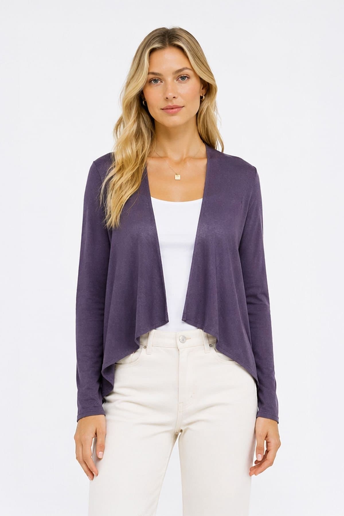 Kettlewell Kettlewell Women's Mid Waterfall Wrap in Aubergine