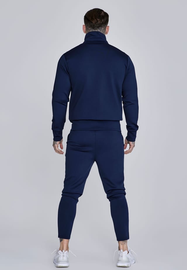 SikSilk SikSilk Men's Essentials Poly Joggers in Navy - 3