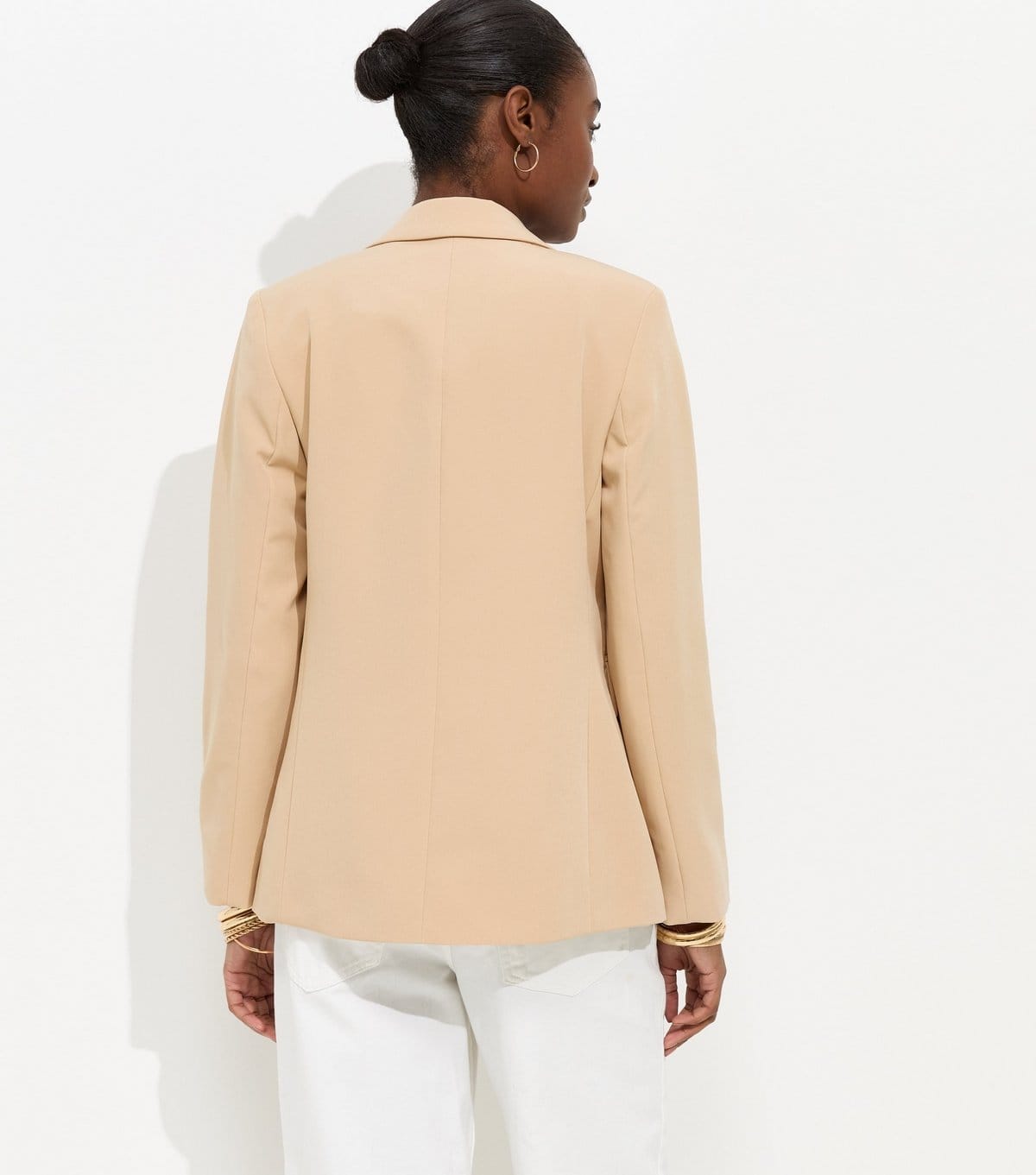 New Look Women's Camel Single Breasted Blazer Jacket New Look - 4