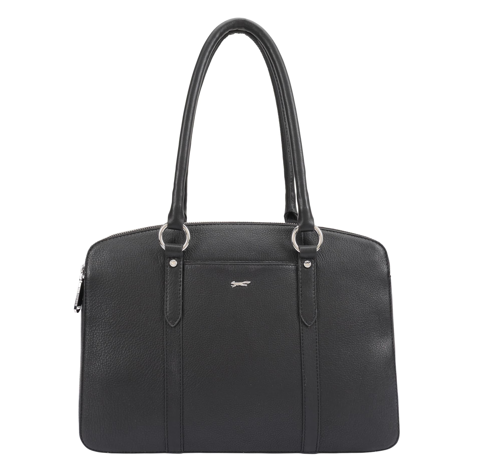 Paul Costelloe Paul Costelloe Women's Laurent Leather Shoulder Bag in Black