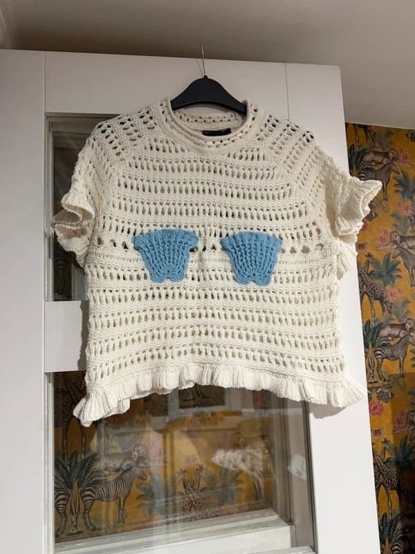 ASOS ASOS shell crocheted top