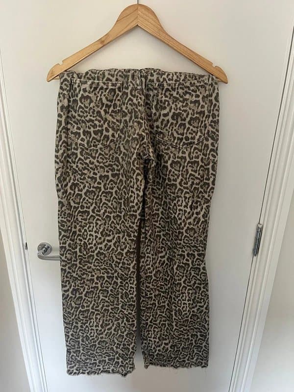 Bershka Bershka teen leopard print jeans