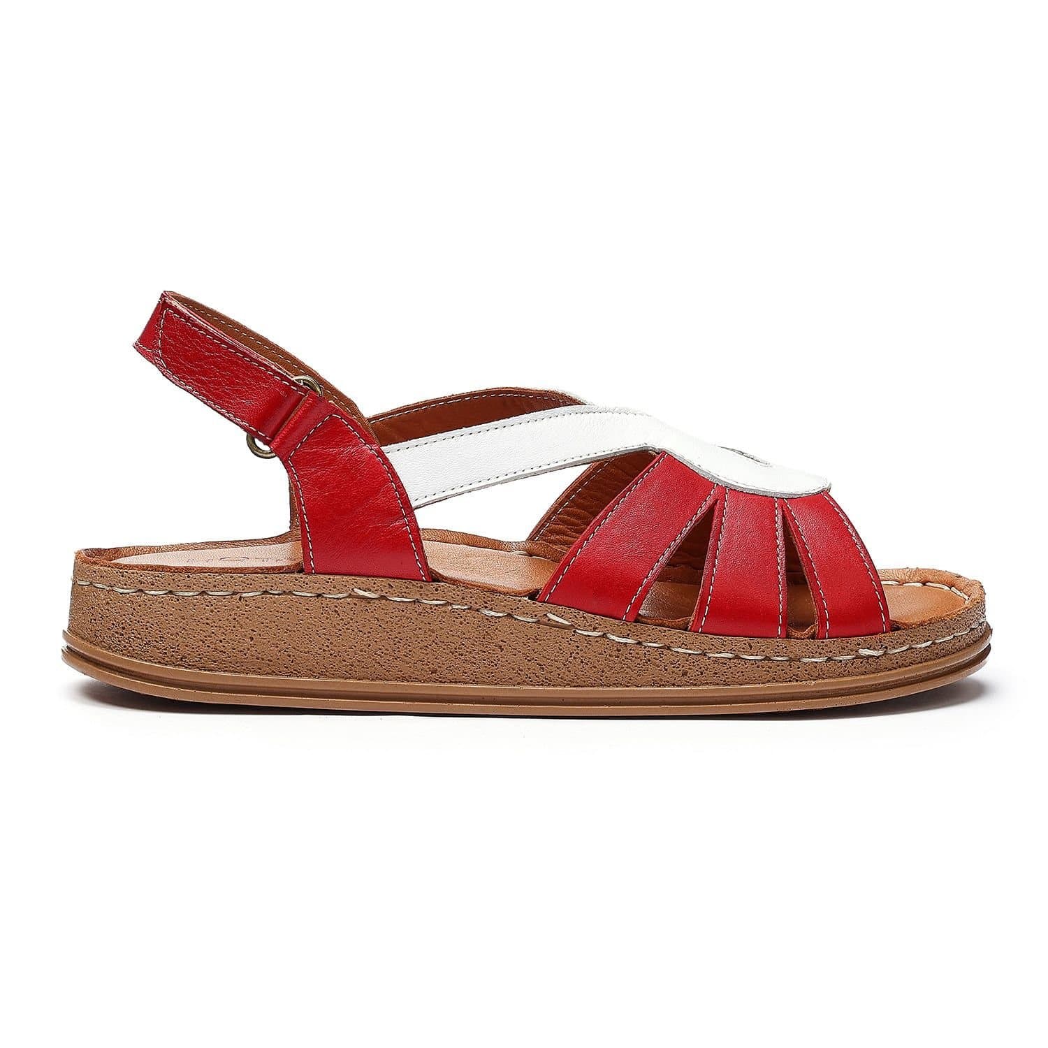 Hotter Hotter Women's Wide Fit 'Aylin' Sandals in Red