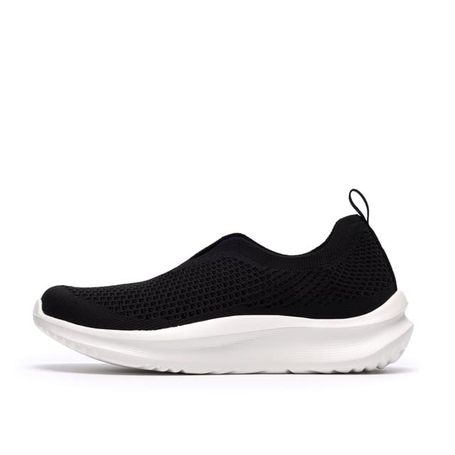Clarks Clarks Women's Solevana Knit Black Slip Ons - 2
