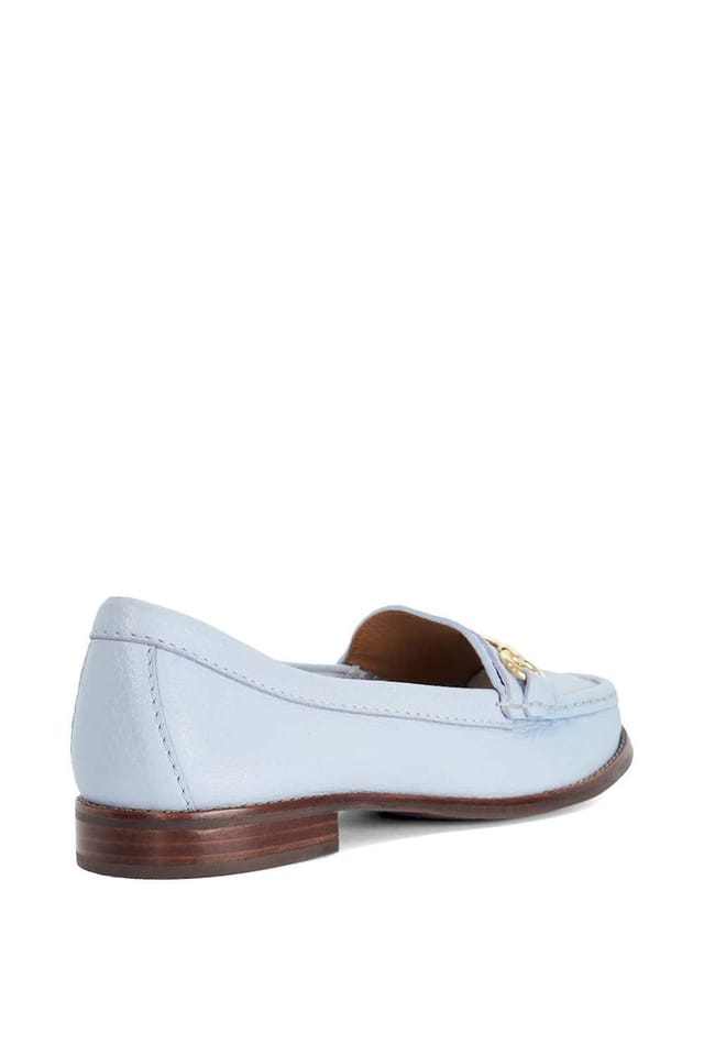 Dune London Dune London Women's Wide Fit 'Glenny' Leather Loafers in Blue - 3