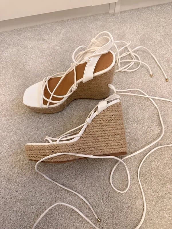 ASOS Design Lace up wedges