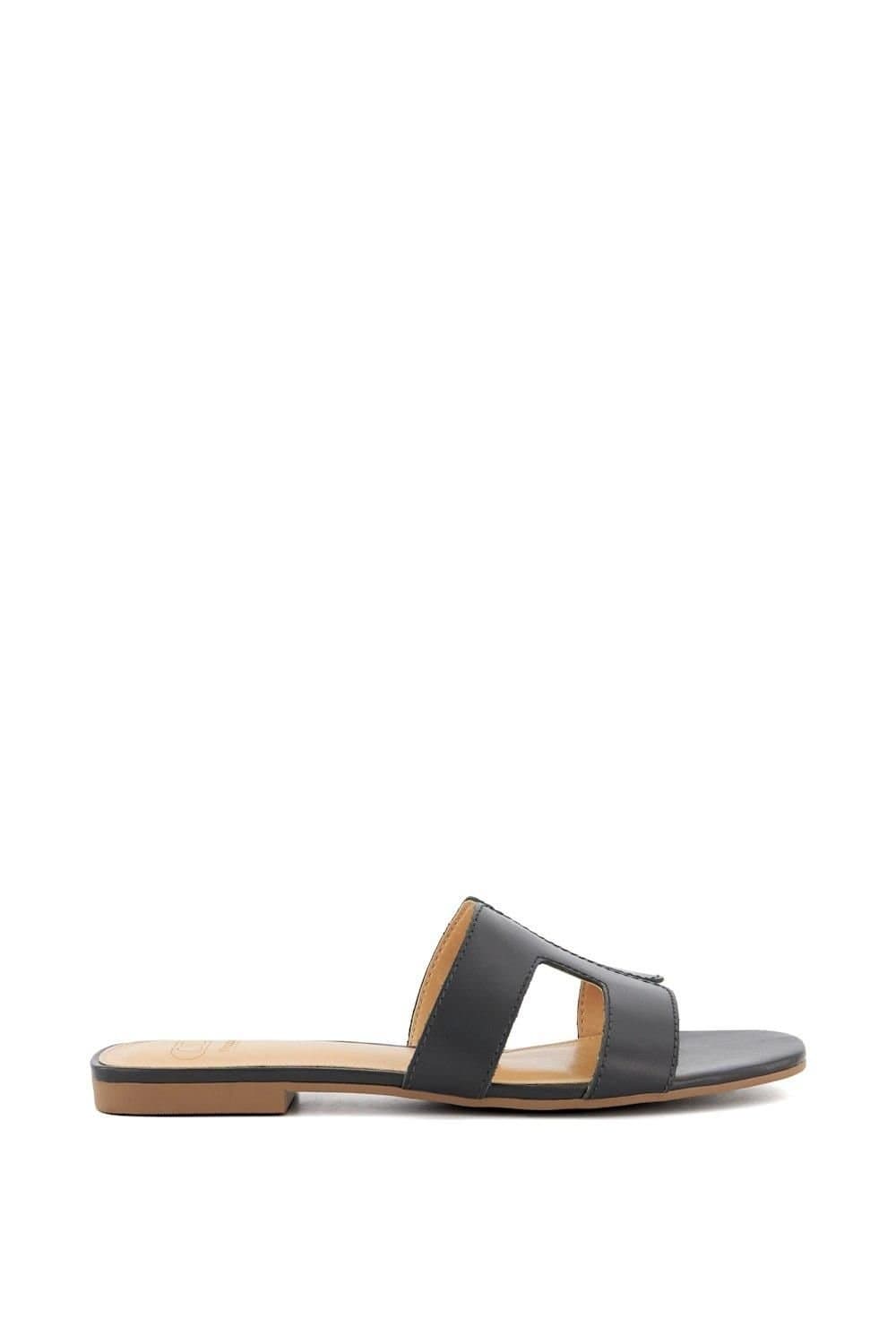 Dune London Dune London Women's 'Loopey' Leather Sandals in Black