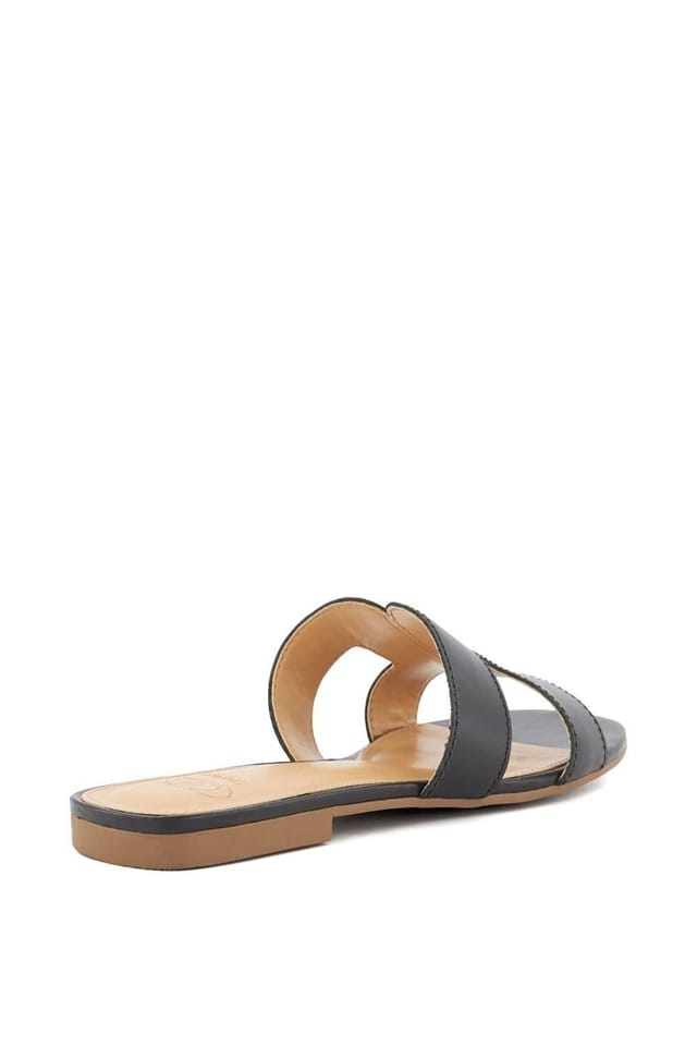 Dune London Dune London Women's 'Loopey' Leather Sandals in Black - 3