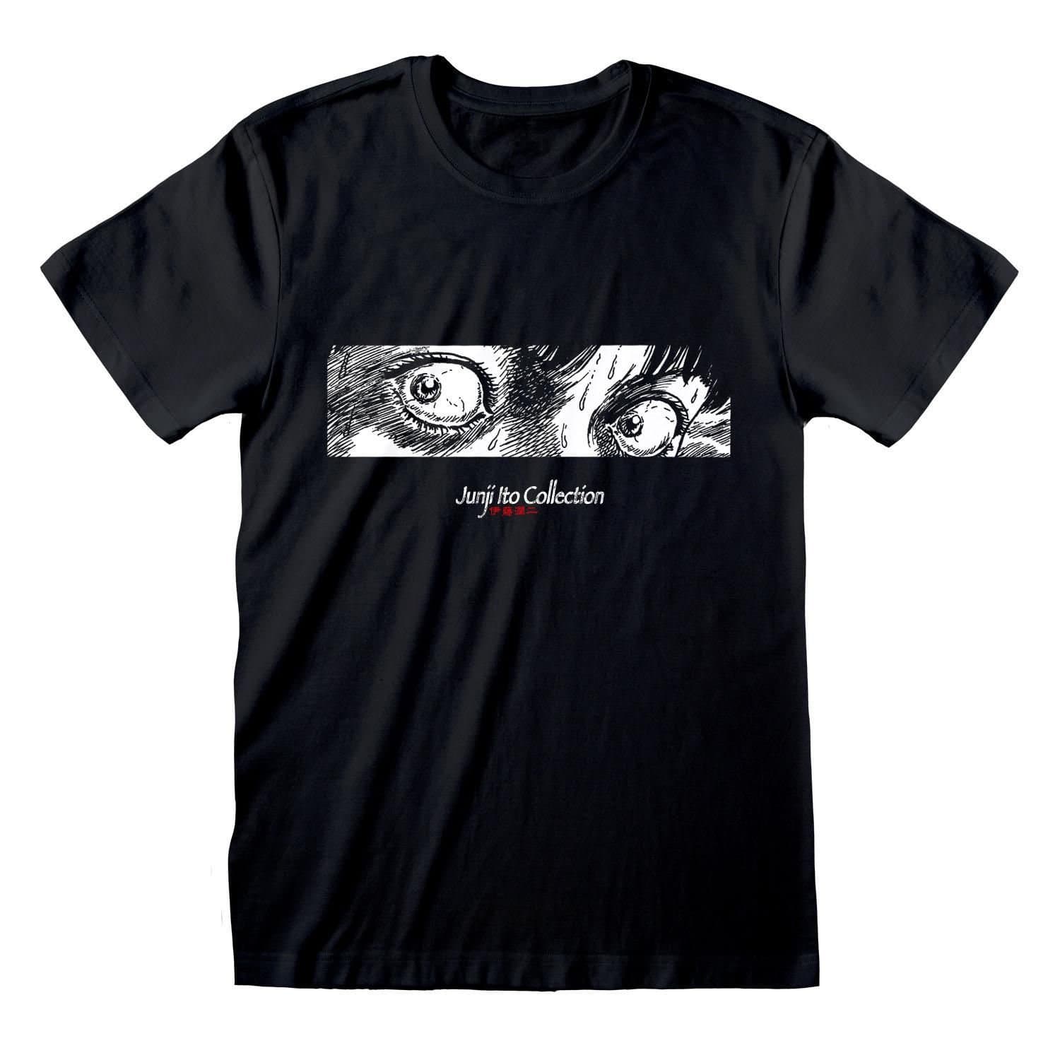 Junji-Ito Junji-Ito Men's Eyes T-Shirt in Black