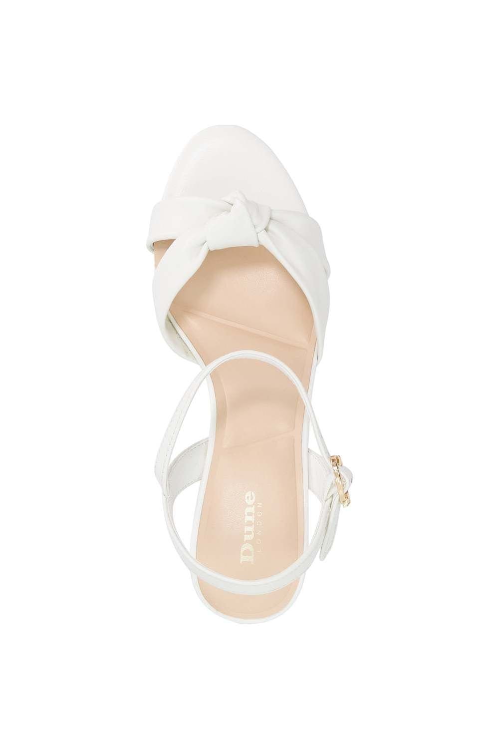 Dune London Dune London Women's 'Madisons' Leather Sandals in White - 4